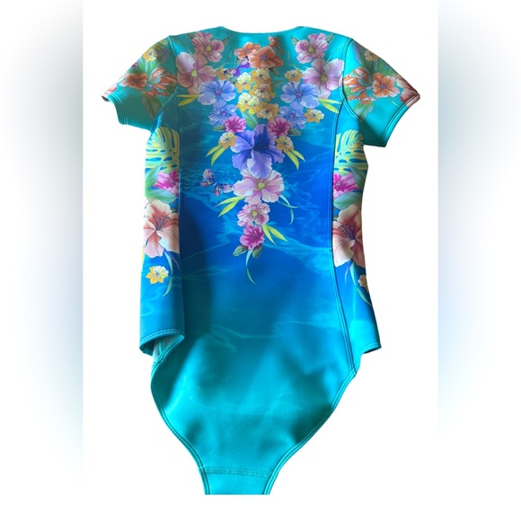 Johnny Was Neoprene Floral One-Piece Swimsuit, Women’s Small - Picture 3 of 16